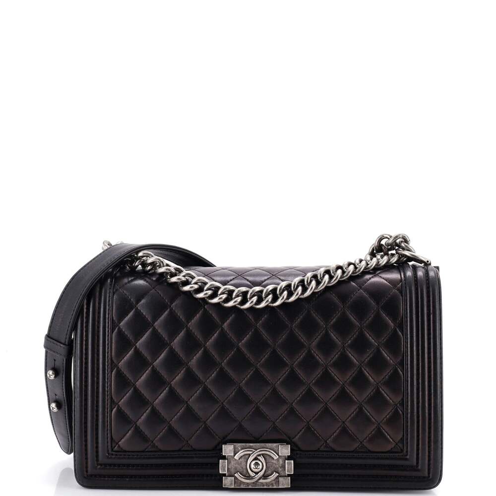 Chanel Boy Flap Bag Quilted Lambskin #350870C38B